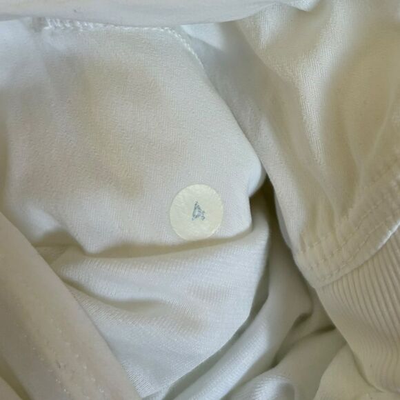 Lululemon Dance Studio Crop Pants Womens Size 4 White Pull On - Picture 8 of 11